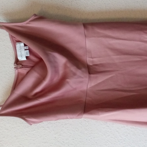 Sachin And Babi satin Cowl Neck Dress - Picture 3 of 8